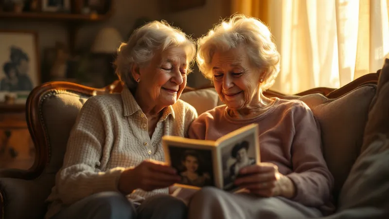 A leather journal with vintage photographs